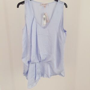 Anthropologie Light Blue Sleeveless Blouse